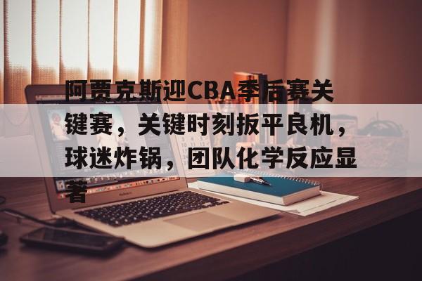 爱游戏入口-阿贾克斯迎CBA季后赛关键赛，关键时刻扳平良机，球迷炸锅，团队化学反应显著的简单介绍
